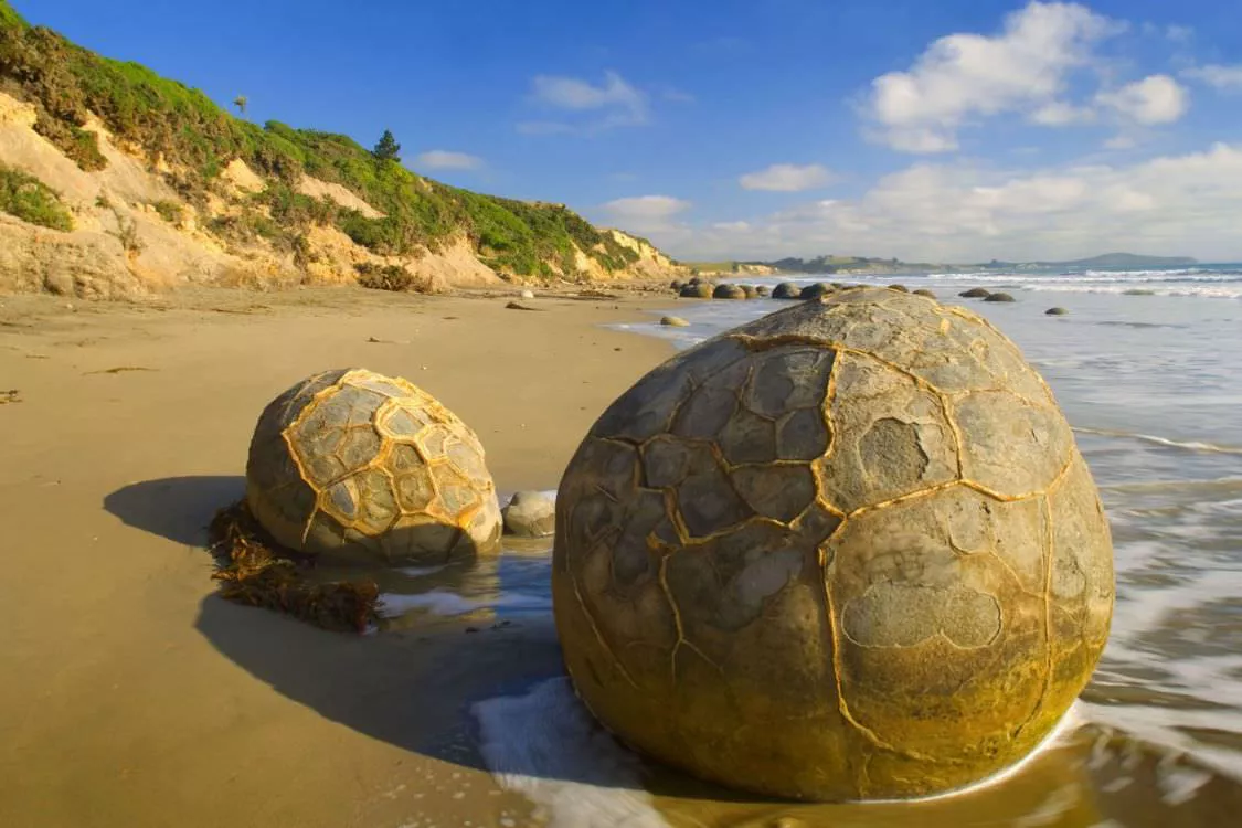 Esferas de piedra de Moeraki (Nueva Zelanda)