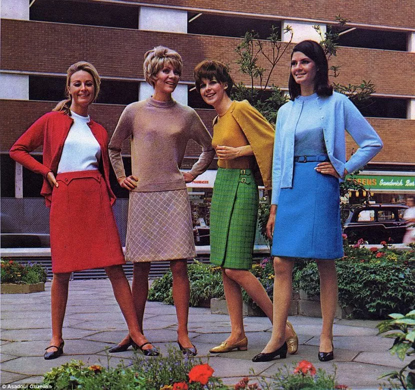 Qué ropa usaba en los 60?