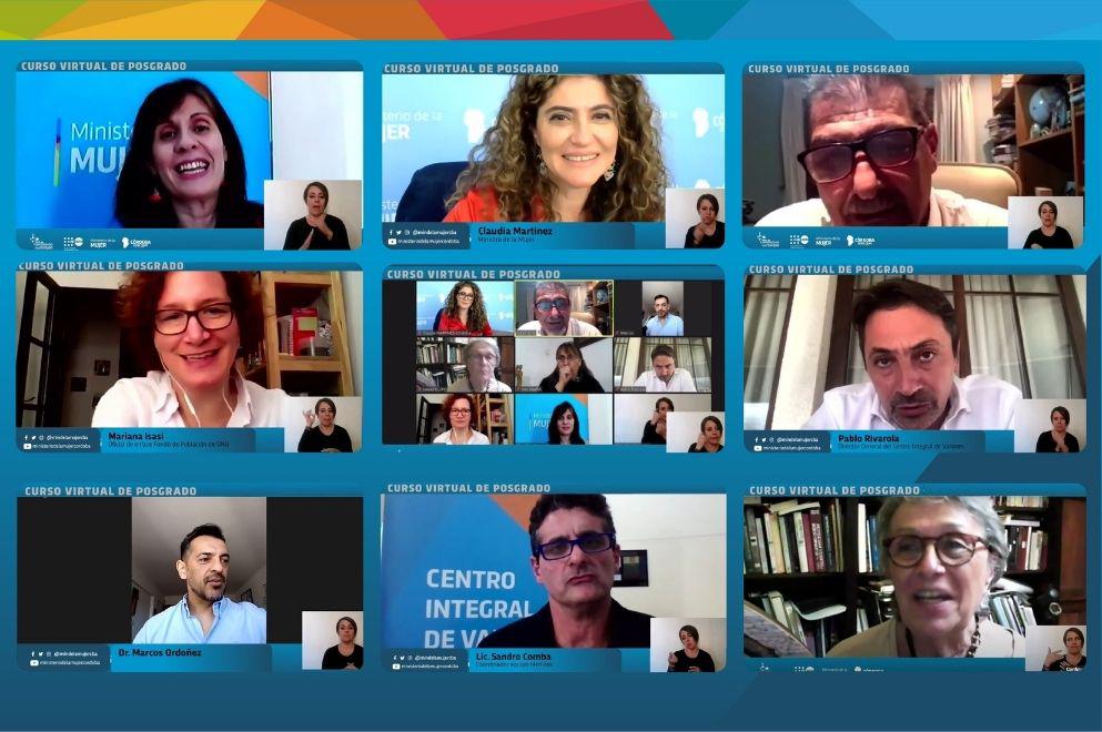 mesa de trabajo curso violencia de genero