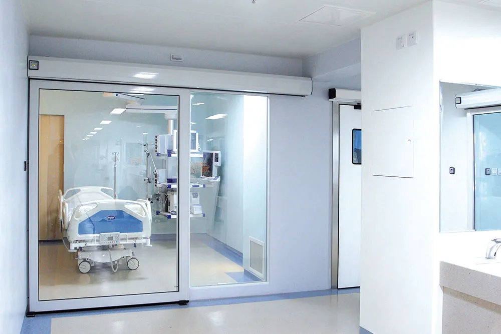 puerta corrediza hospital