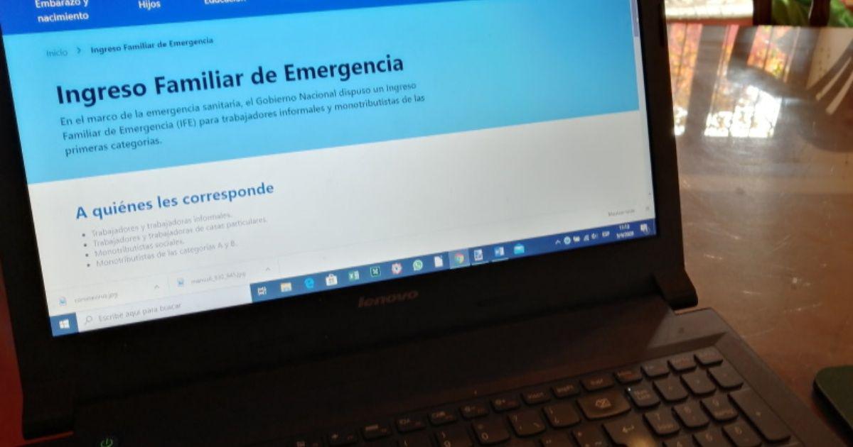 ife ingreso familiar de emergencia
