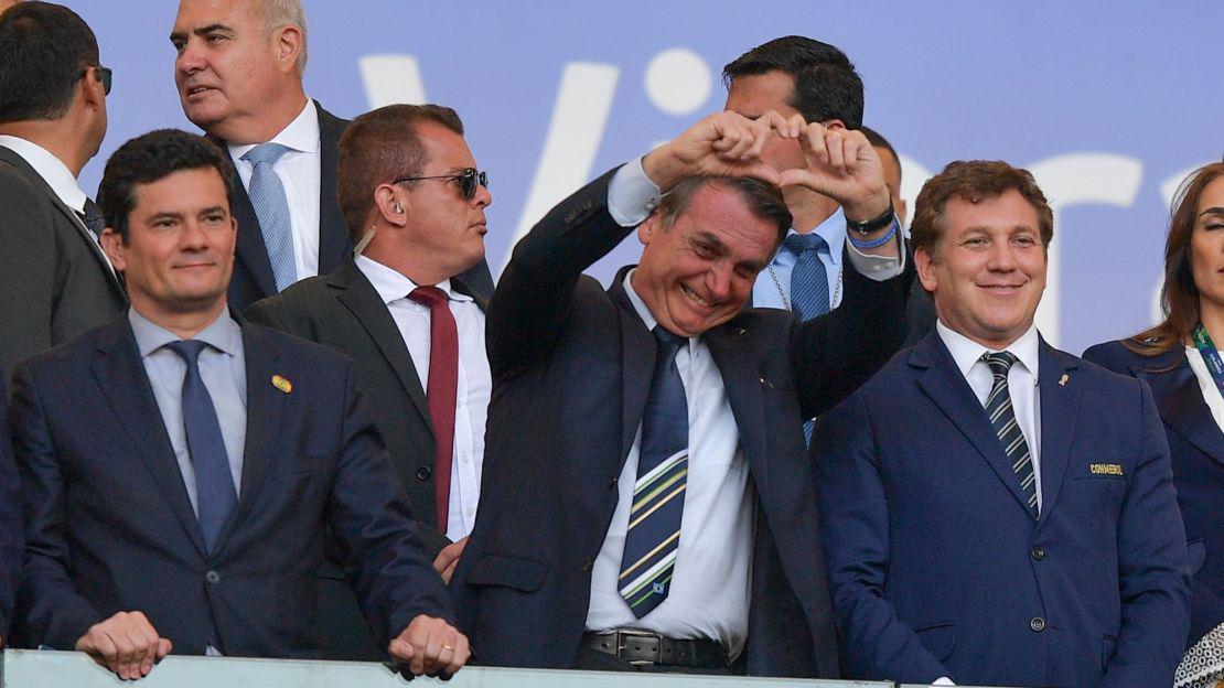 sergio moro jair bolsonaro y alejandro dominguez