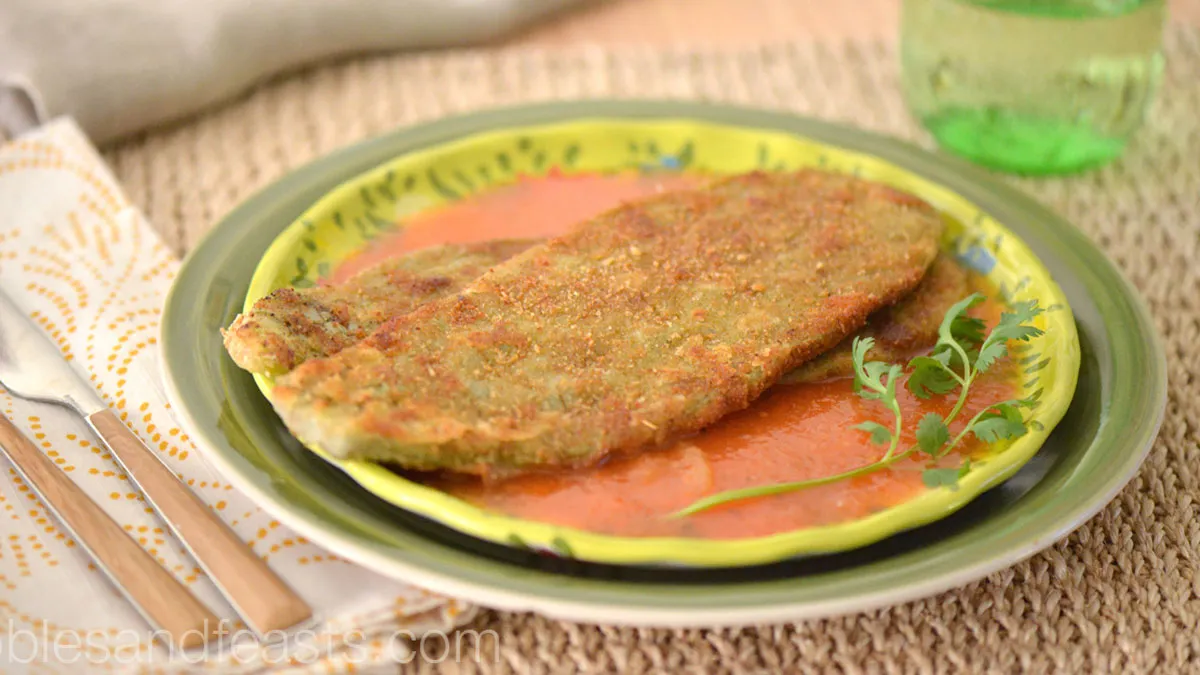 milanesas de cactus