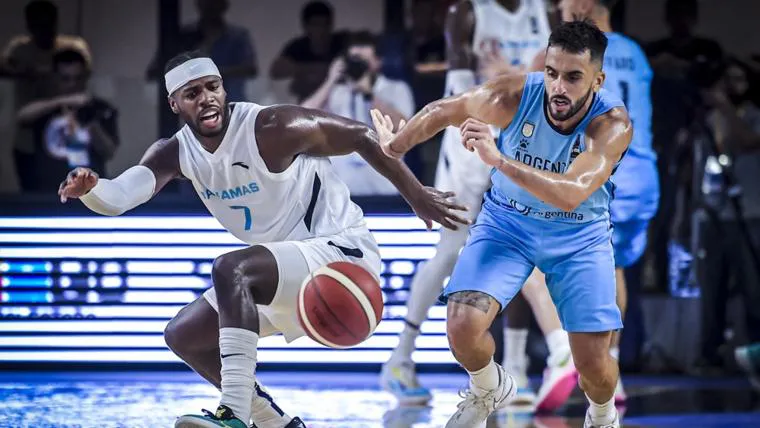 Facundo Campazzo Buddy Hield Argentina vs. Bahamas
