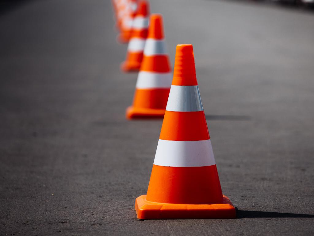 transito conos obras