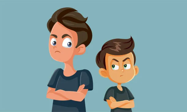 hermanos pelea