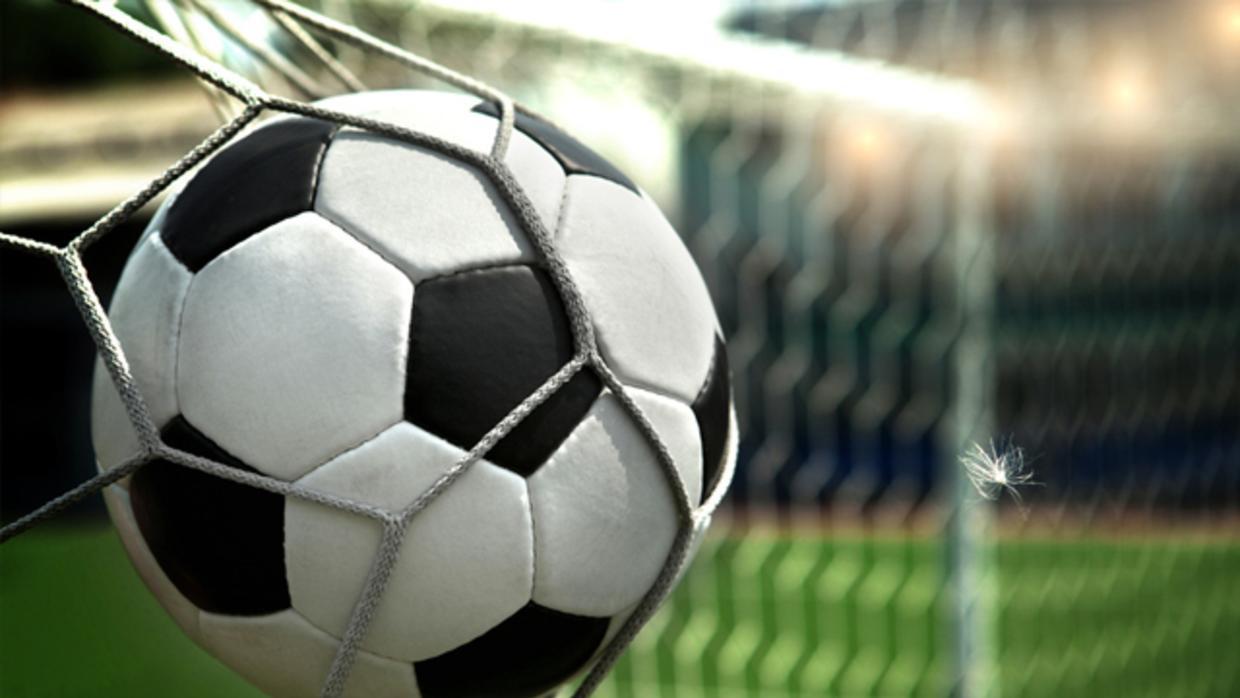futbol pelota arco