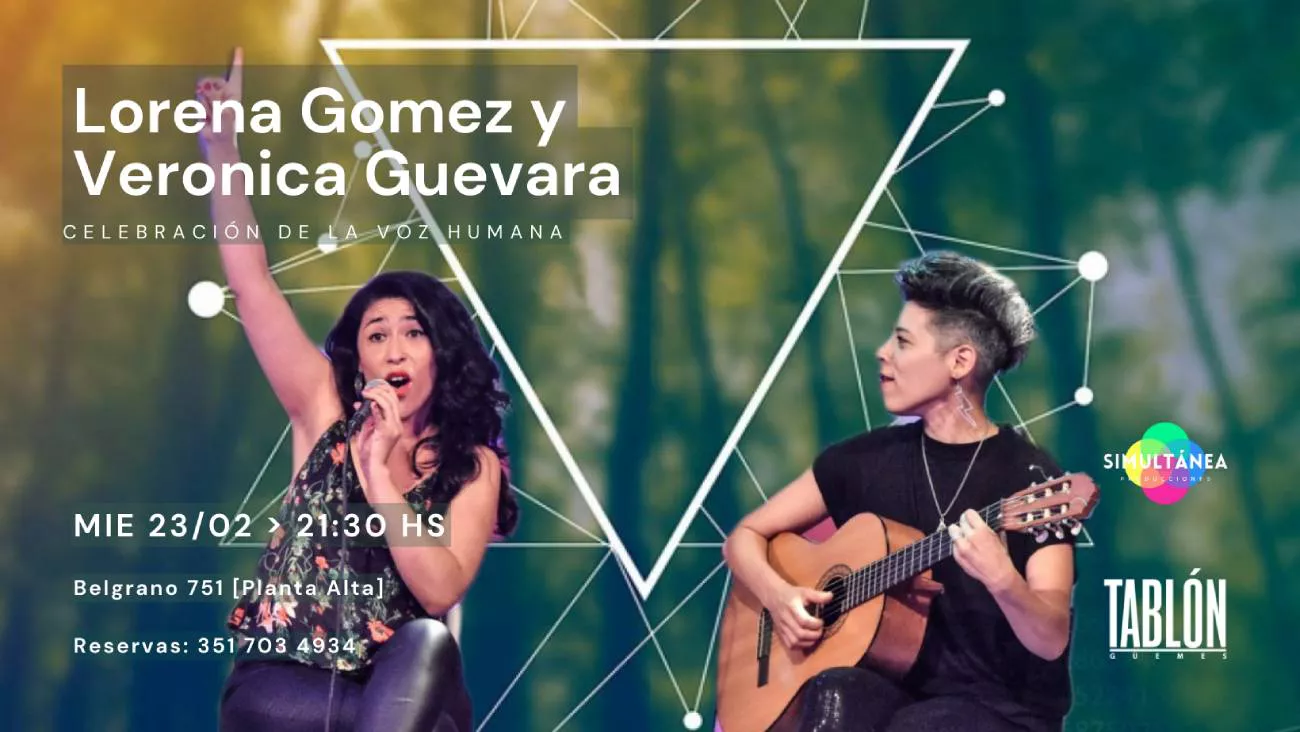 Lore Gómez y Vero Guevara