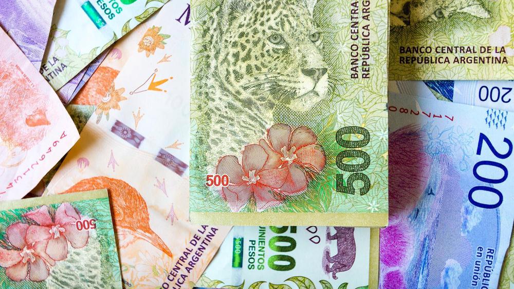 pesos argentinos dinero