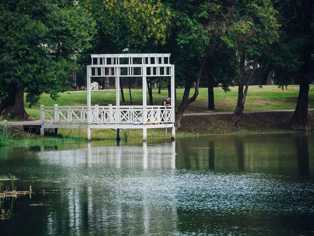 laguna parque sarmiento
