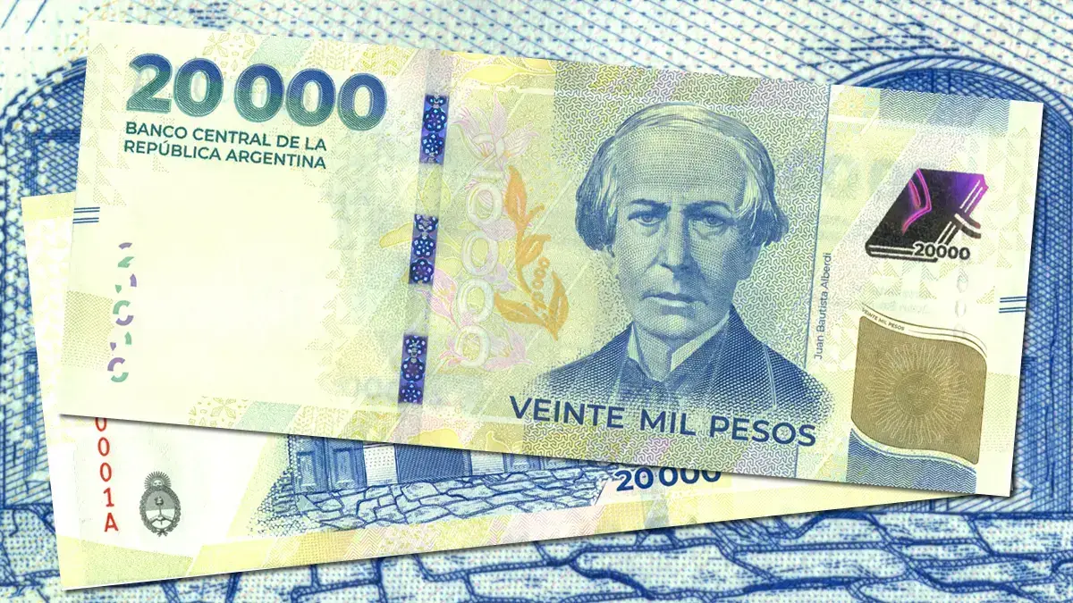 billetes 20000 alberdi