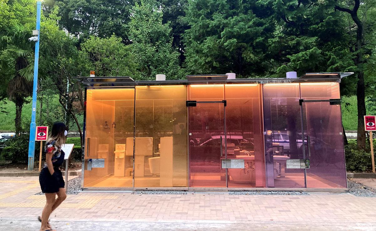 baños transparentes